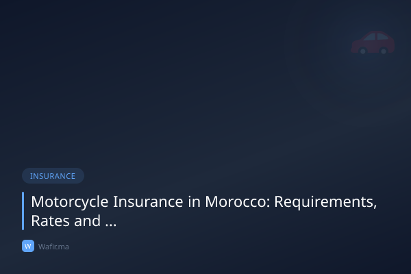 Assurance moto Maroc obligation tarifs comparatif