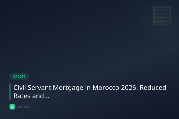 Crédit immobilier fonctionnaire Maroc taux avantages