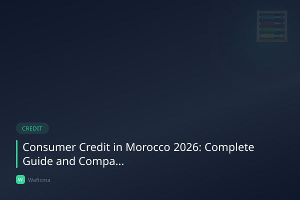 Crédit consommation Maroc guide comparatif