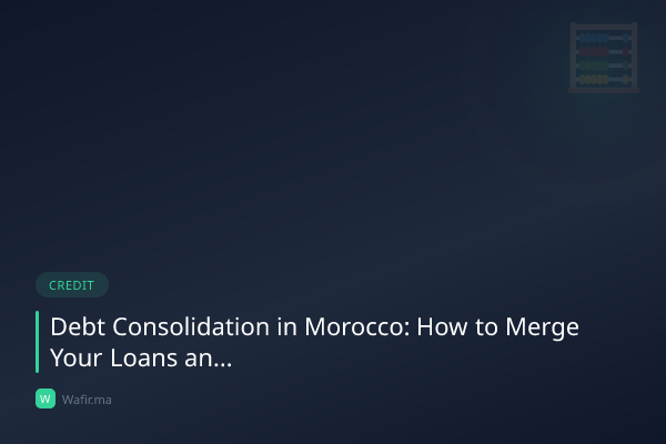 Rachat de crédit regroupement prêts Maroc guide