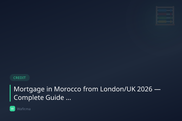 Crédit immobilier MRE Royaume-Uni Londres Manchester Maroc 2026 guide