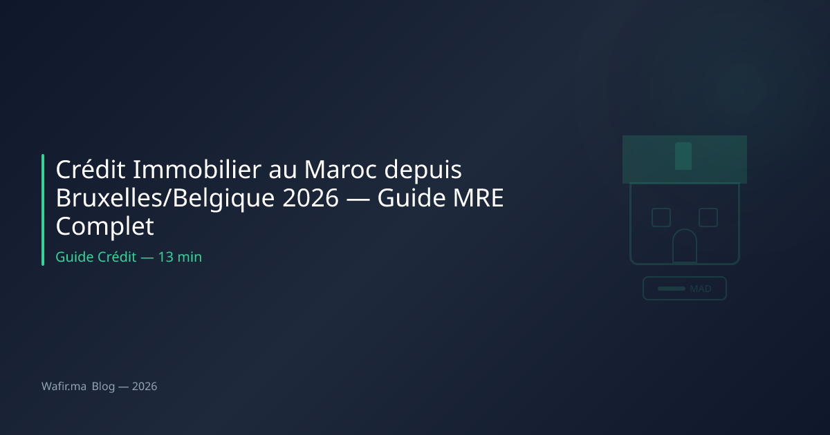 قرض عقاري MRE بلجيكا بروكسل المغرب 2026