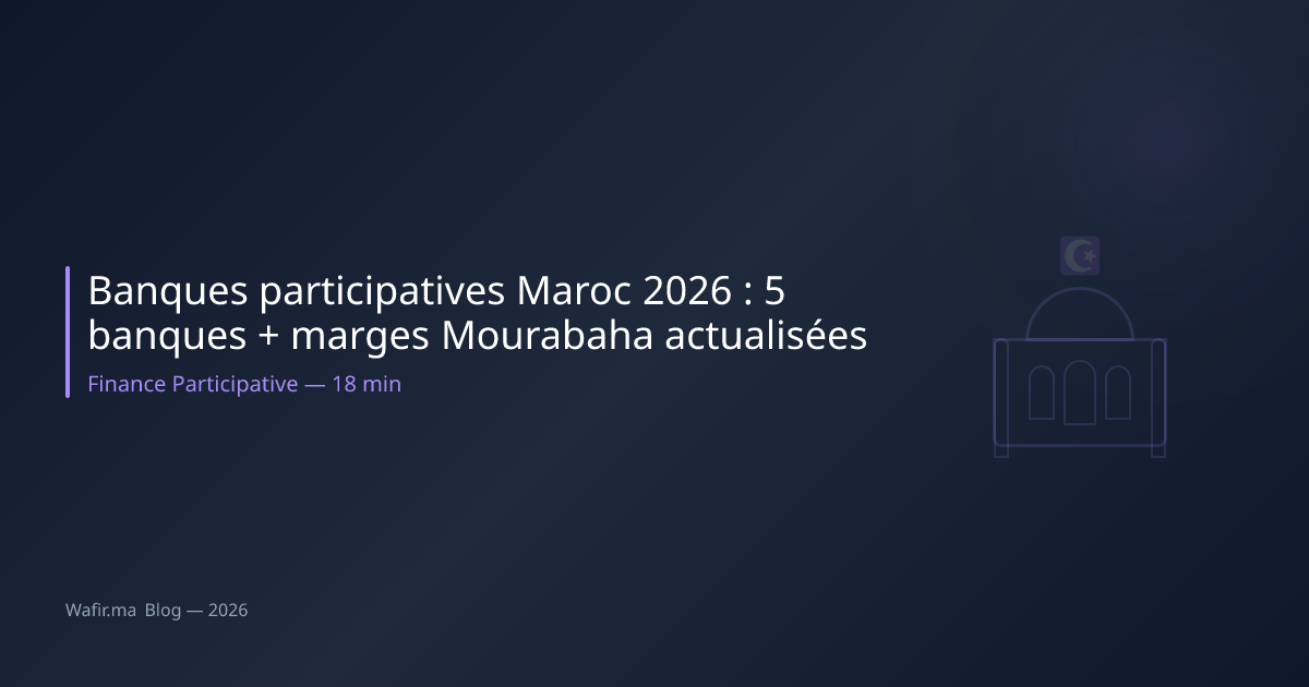 Banques participatives islamiques Maroc guide