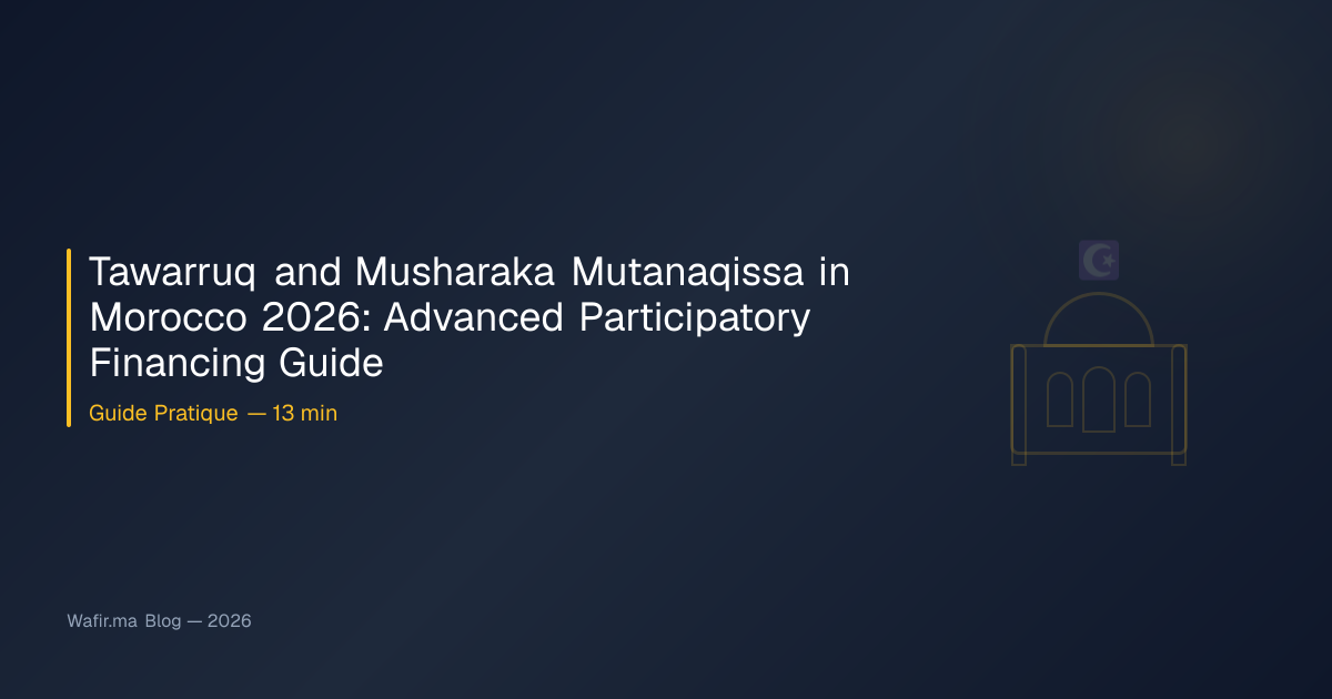Tawarruq and Musharaka Mutanaqissa Morocco 2026: Advanced Participatory ...